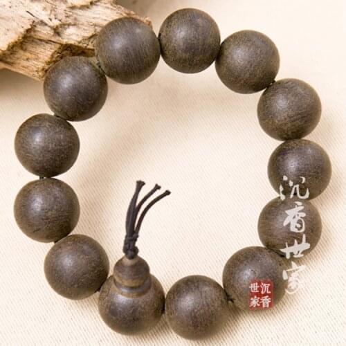 2018 Promotion Erkek Bileklik Fidelity Authentic Vietnam Natural Water Incense Bracelets Old Material Agarwood Bracelet Beads