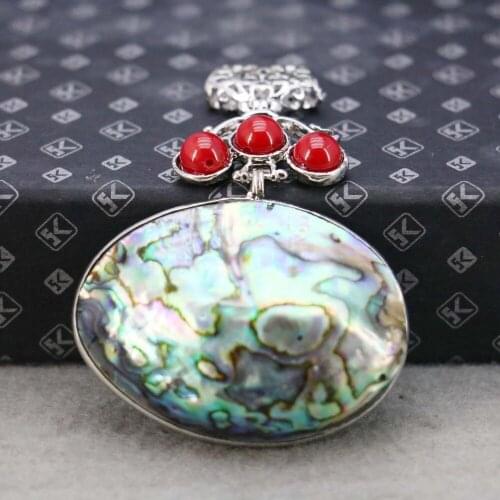 34*52mm Natural Sea Shells Colours Paua Shell Beads Short Stripe Pendant Decoration Jewelry Making Design Wholesale Gifts Women