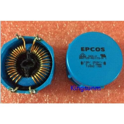 Free shipping 10pcs B82725-A2103-N1 EP 2X1.8mH 10A/250V