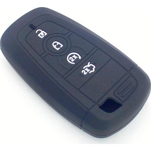 Car Remote Key Case Cover For Ford Fusion Mondeo Mustang Explorer F150 F250 F350 Edge EcoSport For Lincoln MKC MKZ MKX 4 Buttons