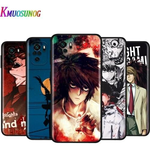 Silicone Cover Anime death note For Xiaomi Redmi Note 10 10S 9T 9S 9 8T 8 7 7S 6 5A 5 4 4X 5G Pro Max Phone Case