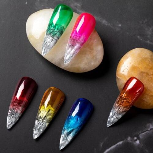 ROSALIND 7ml Amber Glaze Candy Color Soak Off UV Gel Nail Polish Varnish Lacquer Decor UV LED Gel Nail Art