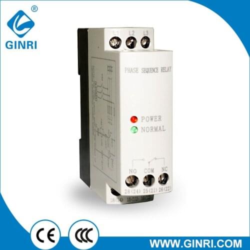 GINRI RD6 Phase Sequence/Phase Failure Relay 200V-500VAC voltage protection relay free shipping