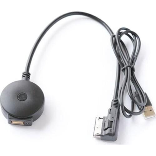 Bluetooth AUX Receiver Cable with USB Adapter for VW Audi A4 A5 A6 Q5 Q7 Before 2009 Audio Media Input AMI MDI Interface