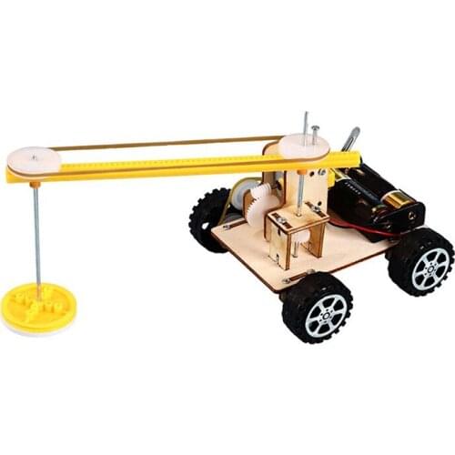 DIY Physical Science Experiment Toys Kids Educational Assemble Kit School Project Discovery Boy Wood Electric Invention Gift