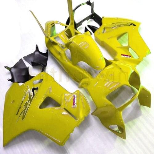 Custom motorcycle ABS Fairing for VFR800 1998 1999 2000 2001 VFR 800 98-01+Botls+yellow bodywork