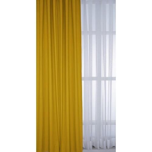 Premier Home Duck Backdrop Curtain Dark Yellow 140 X270