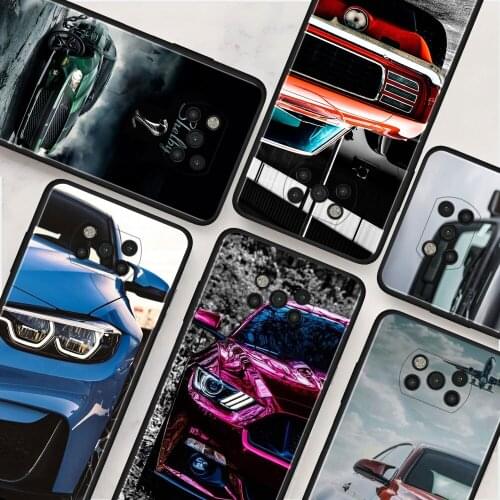 Luxury sports car Cover for Xiaomi Mi Poco X3 NFC M3 F1 9T Note 10 10T A2 8 Lite 5G 11 9 SE CC9 Cell Phone Case Coque Shell