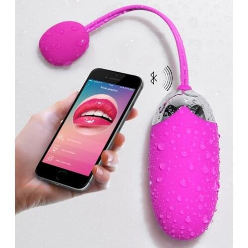 Silicone Vibrator Ball Bluetooth Wireless App Control Vibrating Jump Egg Women Masturbation Flirting Sex Vibrating Toy For Women