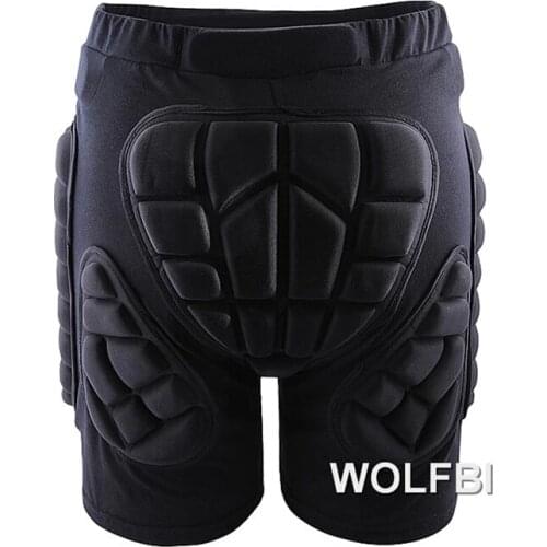 Sport Ware Safety Black Short Protective Hip Butt Pad Sk,Skate Roller Skating Shorts Hockey for Adult and Children