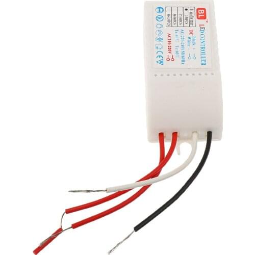 1 Pcs LED Transformer Power Supply Driver For LED Bulb Input AC 220V For Car RV ATV Camper Etc 2.5x1.25x0.8 Inch