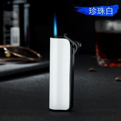Windproof Gas Jet Lighter Butane Turbo Torch Lighter For Cigar Cigarette Metal 1300 C Fire Lighter Inflated Gadget For Man