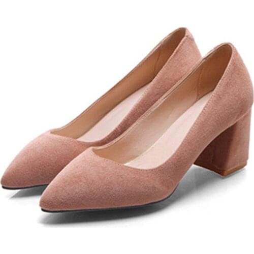 YQBTDL Suede Pumps