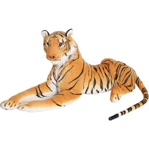 1pcs 30/40cm Children Lifelike Tiger Plush Toy Simulation Soft Animal Pillow Baby Lovely Tiger Plush Doll Home Bedroom Decoratio