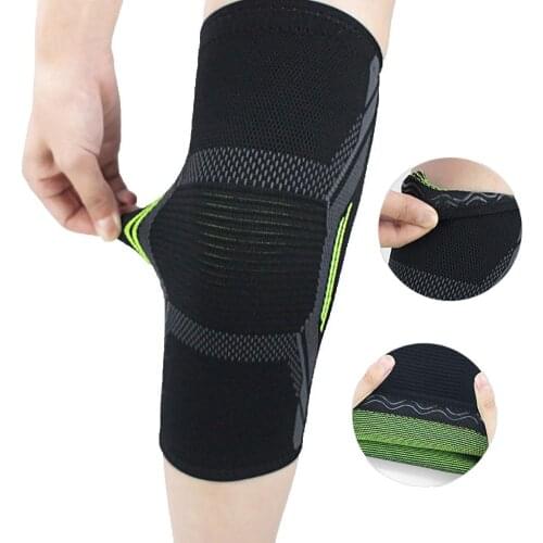 1Pc Outdoor Sport Running Basketball Elastic Breathable Knee Brace Guard Sleeve