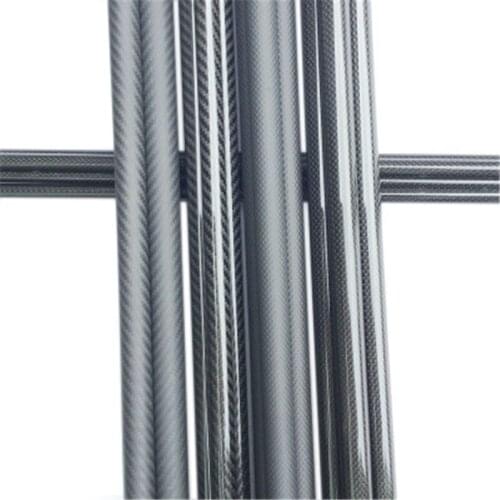 2PCS Twill Matte 3K Carbon Fiber Tube Pipe 20mm-30mm for DIY Drone Frame arm Landing Gear Accessories Length 500mm