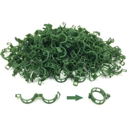 200 PCS Garden Plant Support Clips, Tomato Clips, Trellis Clips, For Cucumber Flower Squash Vine, 1 Inch Inner Diameter-ABUX