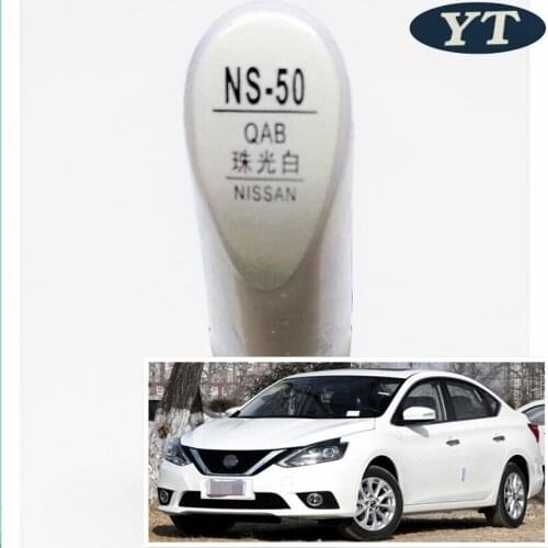 Car scratch repair pen, auto paint pen WHITE color for Nissan Qashqai X-trail Sylphy Teana Sunny Tiida Livida Geniss March