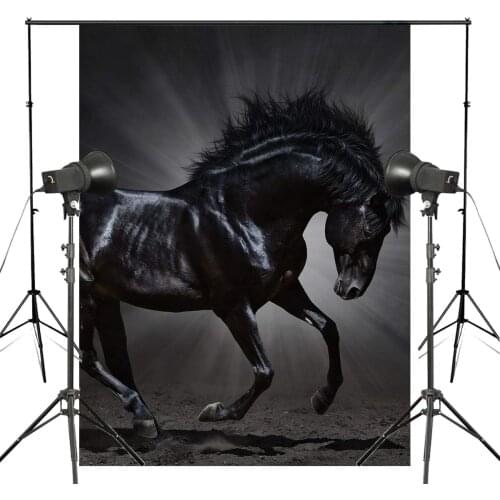 Running Horse Photography Background Animals Backdrop Studio Props Wall 5x7ft Bedroom Background Photo
