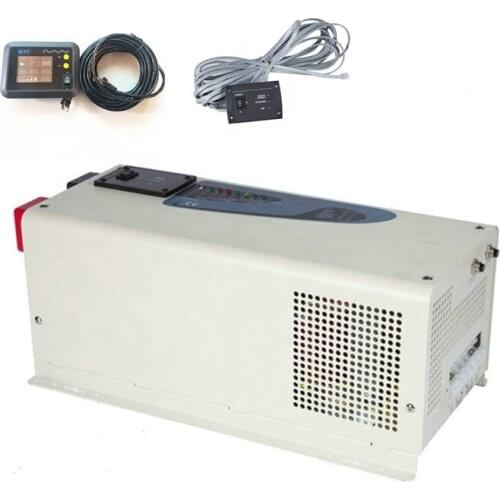 1000w hybrid solar inversor charger dc 12v to ac 230v charging the 7 types batteries