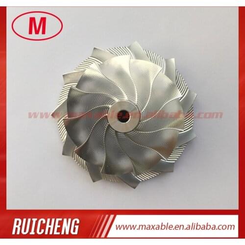 GT15-25 53.11/70.97mm 11+0 blades point milling high performance turbocharger billet/milling/aluminum 2618 compressor wheel