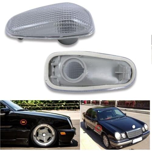 Lofty Richy For Mercedes Benz W210 W208 W638 CLK SLK-Class Side Turn Signal Light Fender Marker Lamp leaf lamp wing lamp