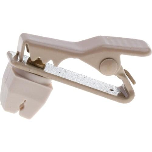 Microphone Lapel Tie Metal Clip Holder For Lapel Lavalier Mic Parts 1.5mm