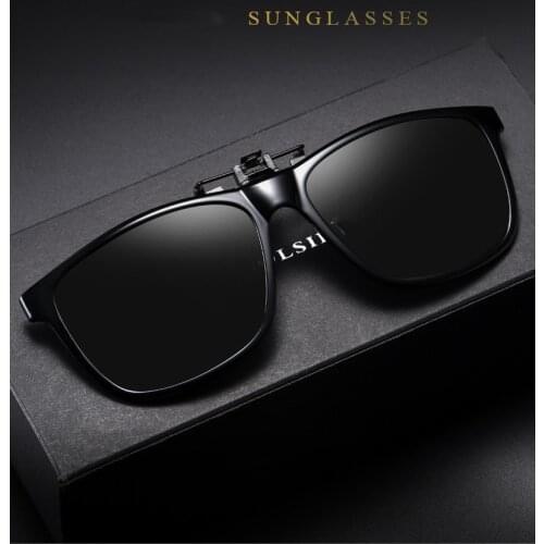 Men Women Classic Square Fishing Glasses Night Vision Driving Sunglasses Male Fashion Night Glasses Polarized Goggles UV400