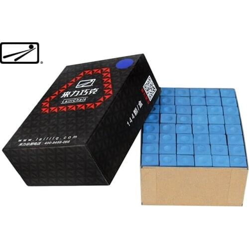 Original LAILI Chalks Professional Billiard Chalks Durable Billiards Accessories 12 Pieces Per Small Box for Public Use