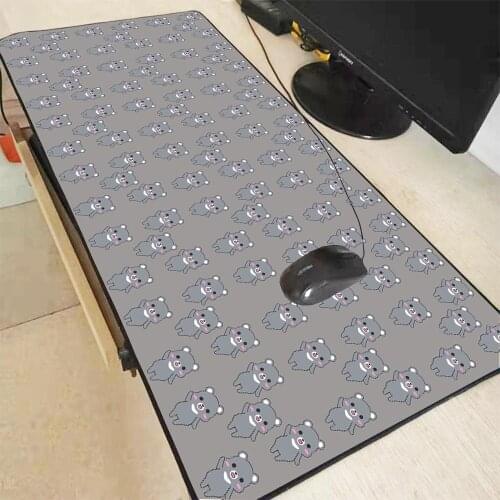 Cute Bear Gamer Mouse Pad Desk Pad Computer Mouse Pad Free Shipping Mouse Pad Kawaii XXLPad on The Table Csgo 30X80CM 40X90CM