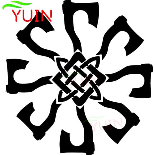 Slavic Star Fun Car Sticker Personality Cars Exterior PVC Rear Windshield Decoration High Quality Waterproof Sunscreen Decal