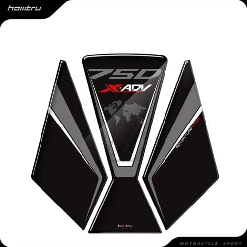Scooter Fuel Tank Pad Protection Sticker 3D Resin Prevent Scratc Decal Case for Honda X-ADV Xadv 750