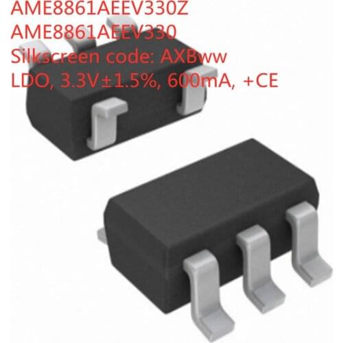 [20pcs]100%New original: AME8861AEEV330Z AME8861AEEV300Y AME8861AEEV330 AME8861AEEV300 AXB AWG SOT-25
