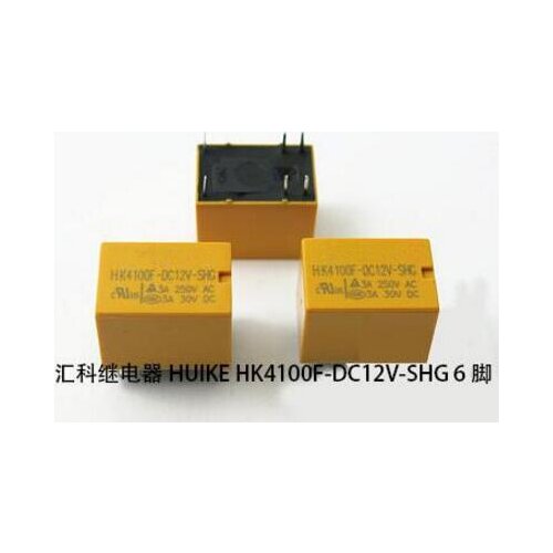 50pcs/lot HK4100f-DC12V-SHG Relay hk4100F-DC12V HK4100F 12 V DIP6 3A 250V AC/ 3A 30V DC