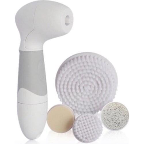 4 in1 Skin Care Electric Facial Cleanser Spin Body & Face Cleaning Brush gentle exfoliation & deep cleaning Machine