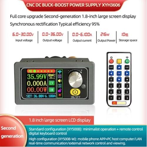 XYH3606 36V 6A 216W CNC DC Automatic Step-up/down Power Supply Module Constant Voltage Current Laboratory Power Module