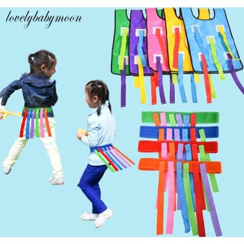 Kids Funny Outdoor Game Catching Tail Training Equipment Toys For Children Adult Kindergarten Boys Girls Teamwork Sport Game Toy