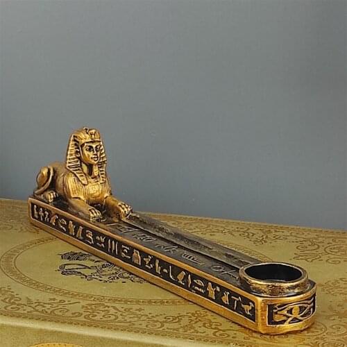 Egyptian Sfenks Golden Incense Sticks Burner/Holder