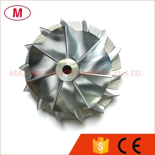 GT1449V 40.70/54.00mm 7+7 blades Forward High Performance Turbo Billet compressor wheel/Aluminum 2618/turbocharger Milling wheel