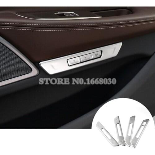 Interior Seat Memory Button Frame Cover 4pcs For BMW 7 Series G11 G12 2016-2020 Car accesories interior Car decoration