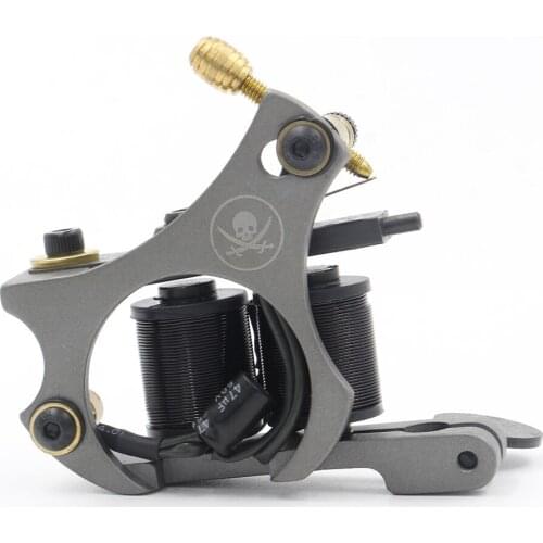 Yuelong Coils Tattoo Machine Cutting 10 Wrap Machine For Liner And Shader Color Iron Tattoo Supplies Cast-iron Tattoo Machines