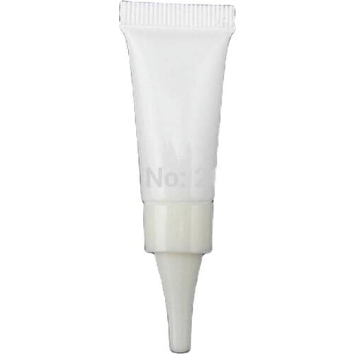3ml soft or mildy wash or butter or handcream tube with long white lid can used for eye cream container