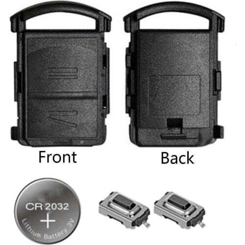 New 2 Button Remote Key Fob Case Repair Kit For Vauxhall Opel Corsa Meriva Car Accessories