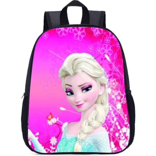 New Style Kids Schoolbag Backpack 3D Printing Cartoon Anna Elsa Children School Bags for Girls Backpacks Tenns Bookbag Mochila