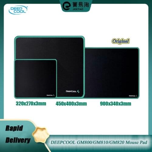 DEEPCOOL GM800/GM810/GM820 Original Gaming Mouse Pad Waterproof surface Non-slip rubber underside Gaming mouse pad