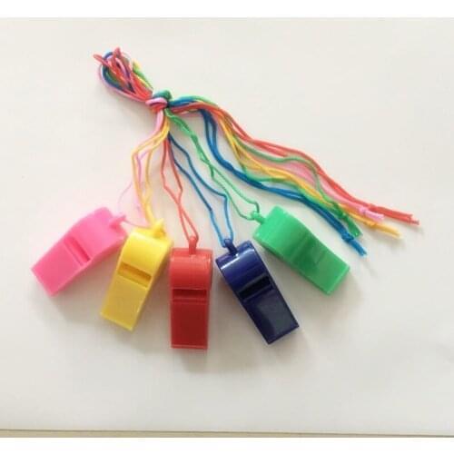 Quevinal 2400pcs Plastic Whistle With Lanyard for Boats Raft Party Noise Maker Sports Games Cheerleading Whistles