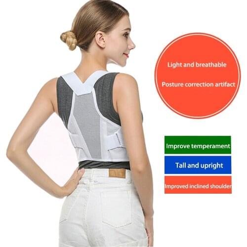 New Adjustable Sitting Posture Correction belt Anti-hunchback Strap Posture Support Corrector Back Pain Brace Belt Men Women