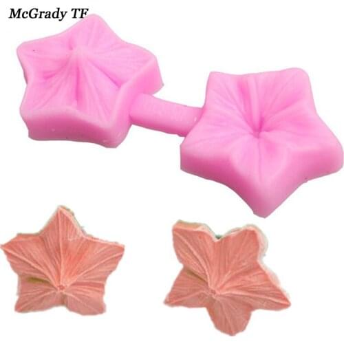 3D Petal Pattern Silicone Mold DIY Fondant Wedding Cake Decorative Tools Clover Chocolate Baking Fondant Chocolate Baking Tools