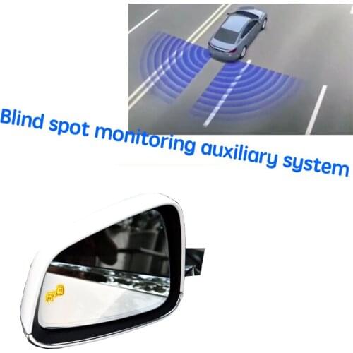 Car BSD BSM BSA Blind Area Spot Warning Drive Mirror Rear Radar Detection System For Tesla Model X