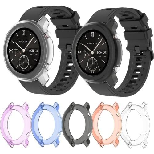 Replacement accessories for Xiaomi Huami Amazfit GTR 42 47mm silicone multi-style solid color protective cover GTR 42 47 mm
